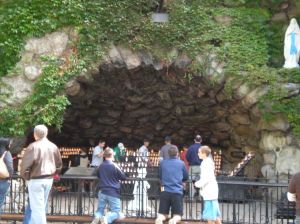 This is my most recent picture of the Notre Dame Grotto, one of the most beautiful, peaceful places on Earth.